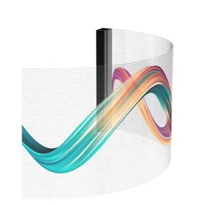 90% trasparenza schermi a LED a colori pieni 3840hz schermo a LED trasparente